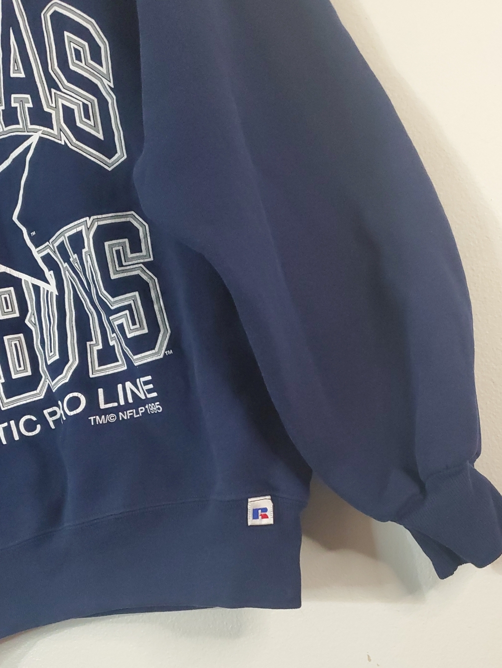 Vintage 90s Russell Athletic Dallas Cowboys Crewneck Sweatshirt Size Med Y2K - Picture 3 of 14